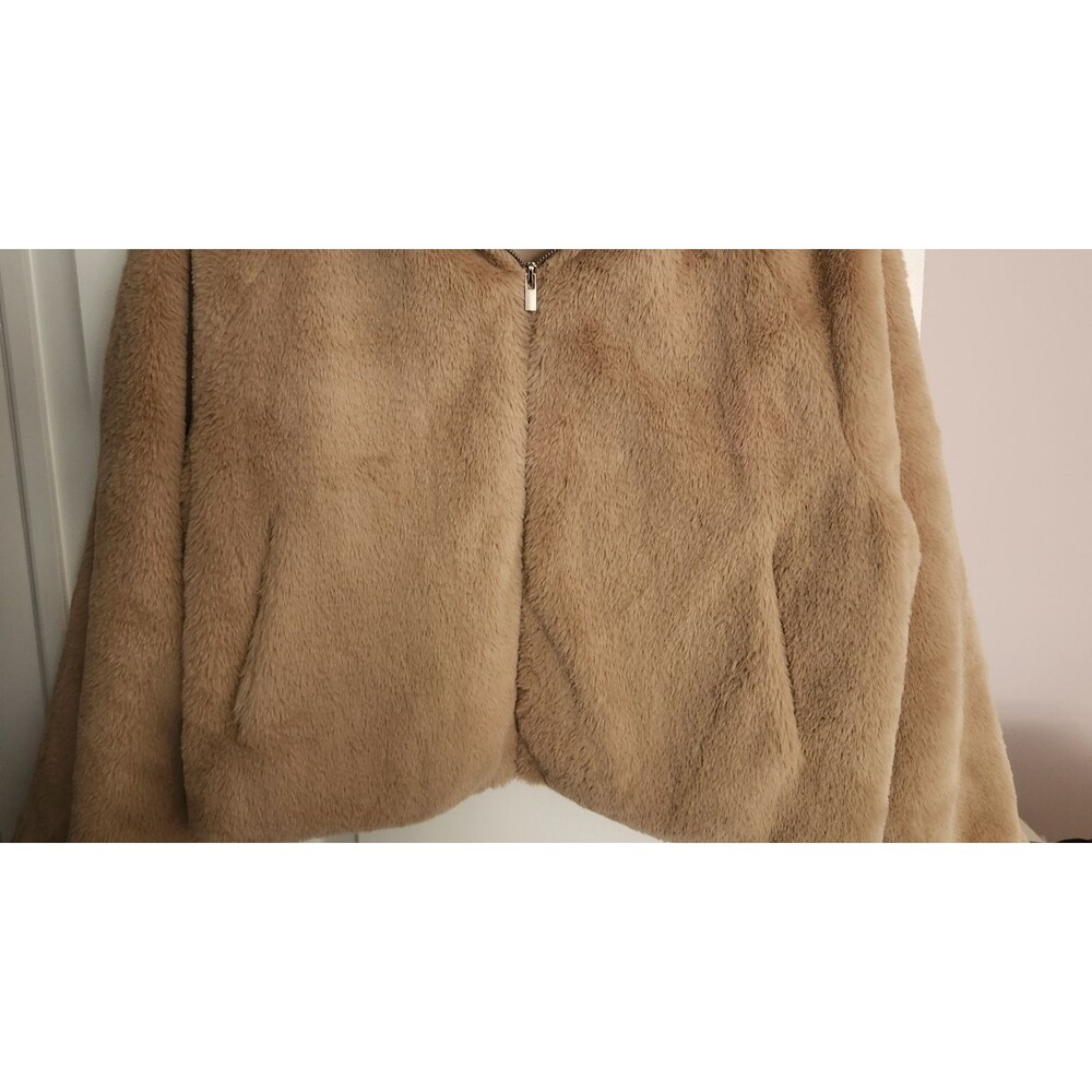 NWT - Sadie & Sage x Anthropologie - Soft Faux Fur Zip Jacket - Size Small - Picture 6 of 8